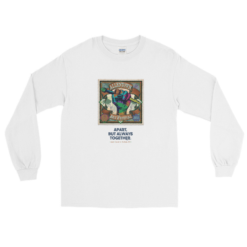 2020 Men’s Long Sleeve Shirt, Color: White, Size: S
