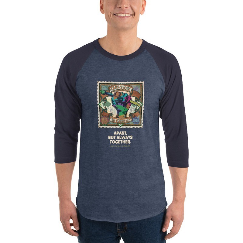 2020 3/4 sleeve raglan shirt