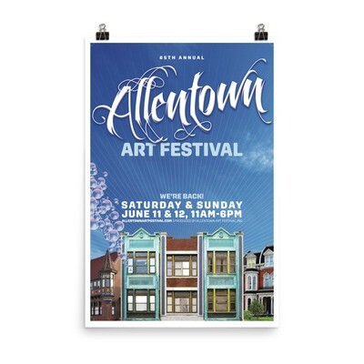 2022 - 65th Allentown Art Festival Poster