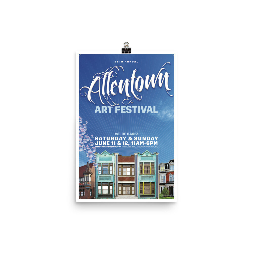 2022 - 65th Allentown Art Festival Poster, Size: 12×18