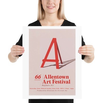 2023 - 1st Place - 66th Allentown Art Festival Poster