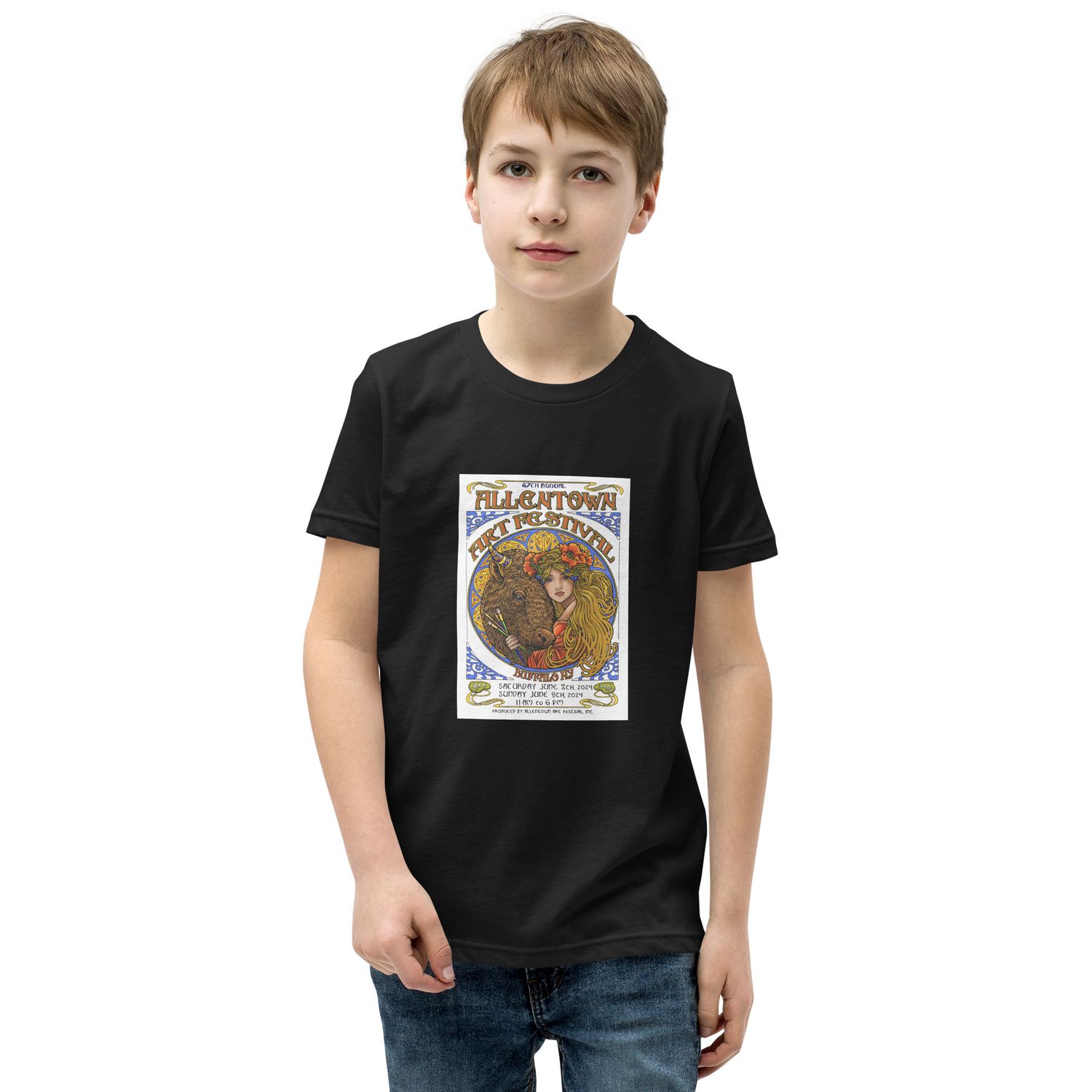 67th Allentown Art Festival Youth Short Sleeve T-Shirt