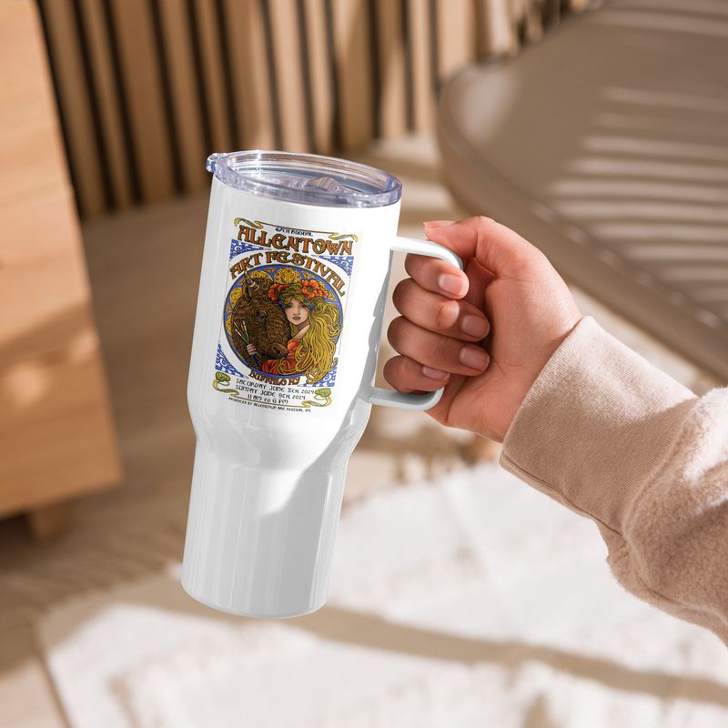 67th Allentown art Festival Travel mug with a handle