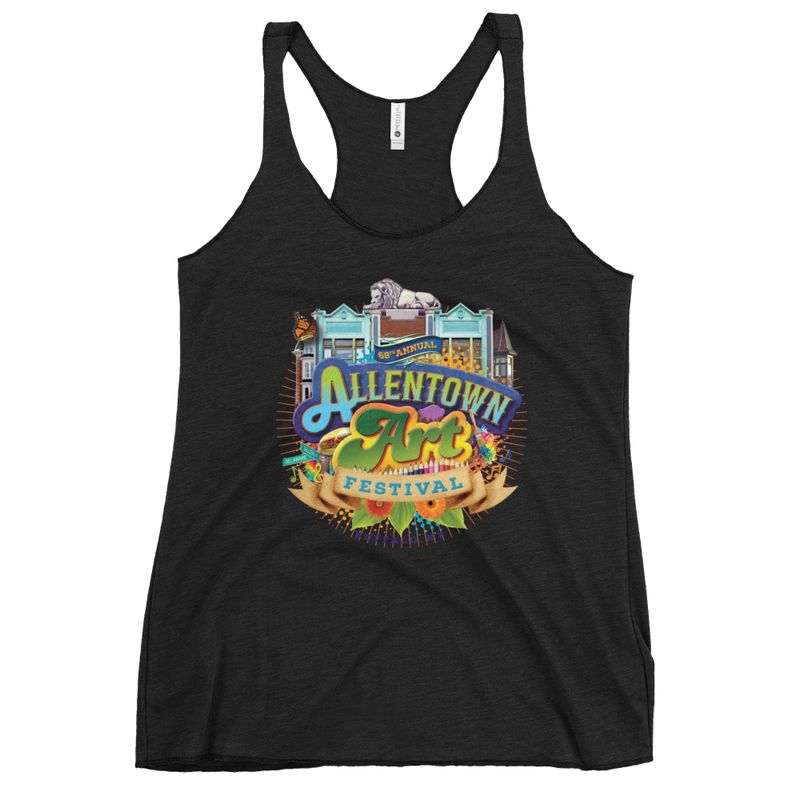 2025 68th Year Allentown Art Festival Women&#39;s Racerback Tank