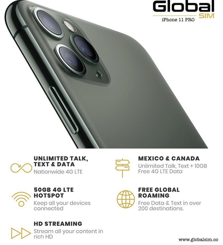 iPhone 11 PRO + GlobalPlus Plan