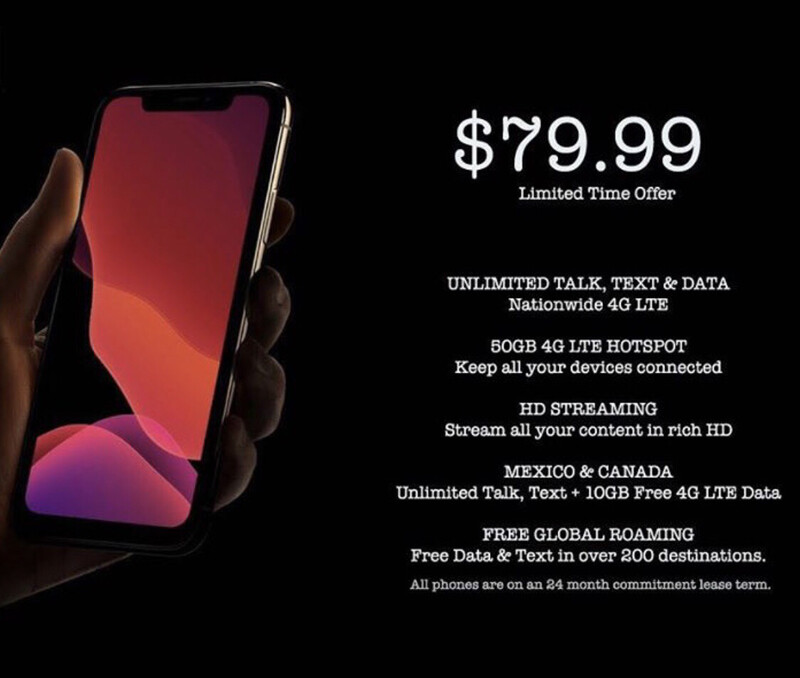 iPhone 11 + GlobalPlus Unlimited Plan