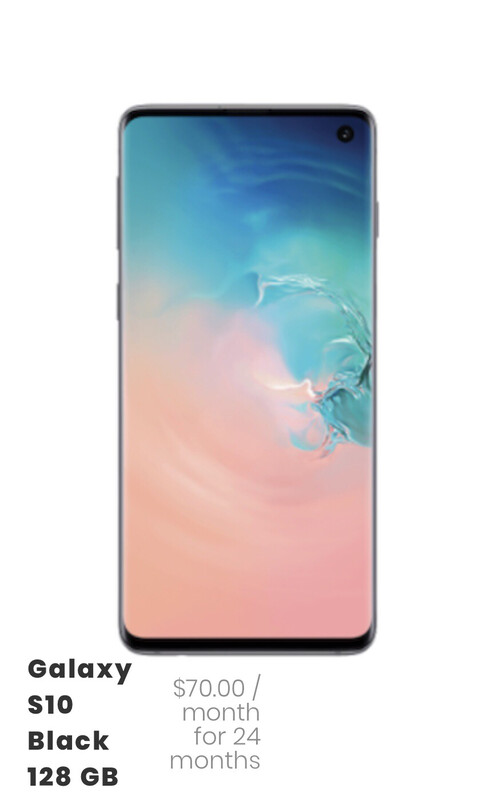 Galaxy S10 Black 128 GB + GlobalPlus Plan