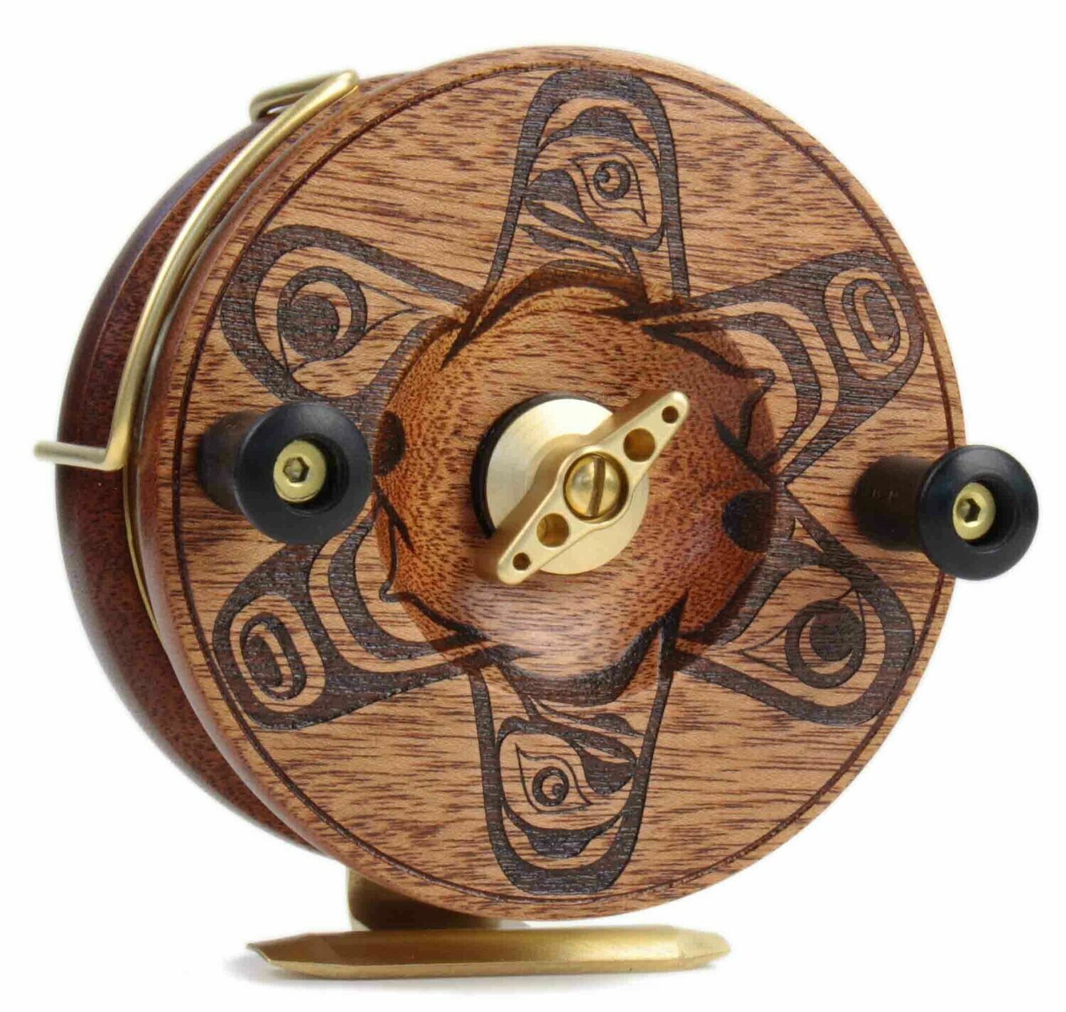 5-Inch 'Orca Pod' Evolution Fishing Reel - PEETZ Artist Series 5-Inch 'Orca Pod' Evolution Fishing Reel - PEETZ Artist Series