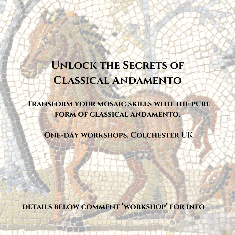 Classical Andamento - For Roman &amp; Modern Mosaics - In Person 1-Day Workshop