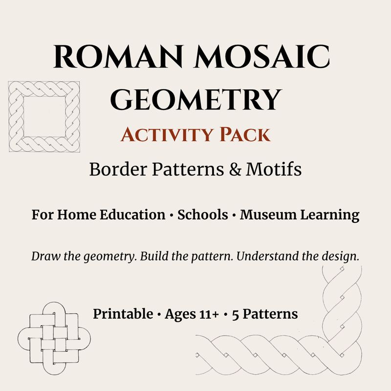 Roman Mosaic Geometry Activity Pack