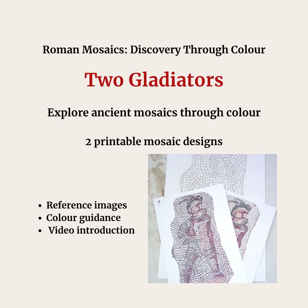 Roman Mosaics: Discovery Through Colour - Gladiators PDF