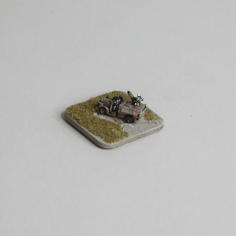 B233 LRDG Late Chevee Patrol Car - Firing