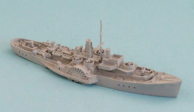 CF37 HMS ARISTOCRAT Paddlesteamer AA Escort