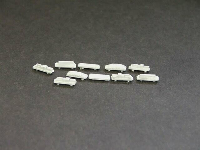 MHR08 Mixed flat cars x 10