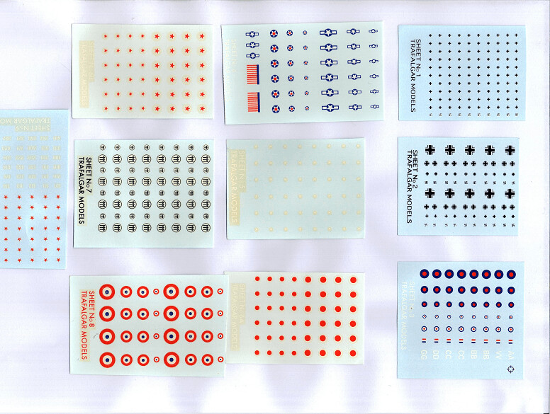 Sheet9 WW2 Soviet Stars & numbers for vehicles