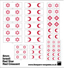 SQA041 Israeli Red Star, Red Crescent