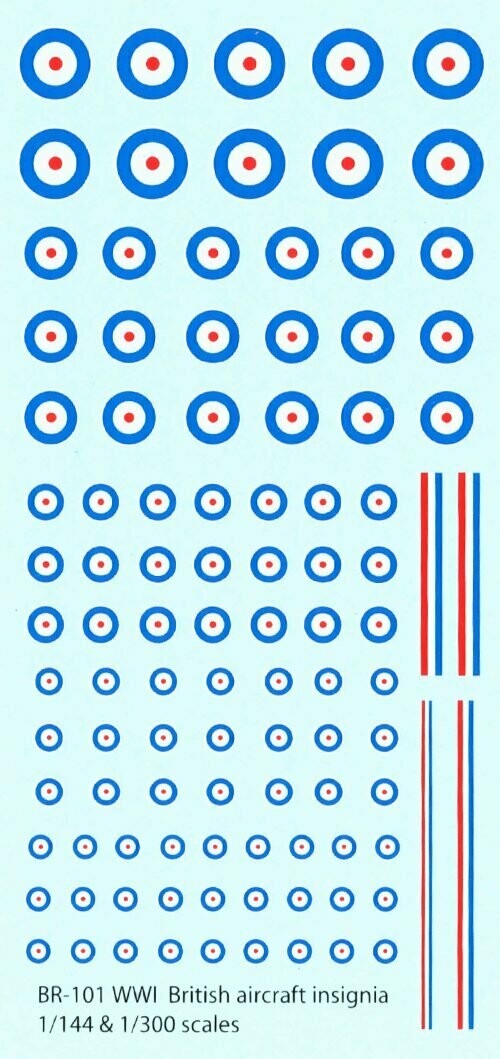 TDC04 WWI British Roundels and fin flashes