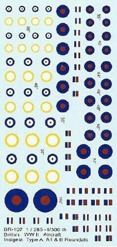 TDC06 British Type A, A1 and Roundels.