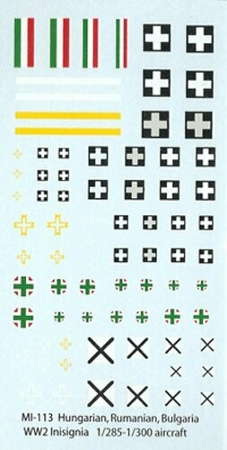 TDC59 WW2 Hungarian, Bulgarian, Rumanian National Insignia