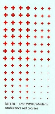 TDC65 WWII & Modern Ambulance red crosses