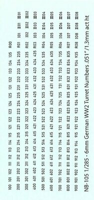 TDC67 AFV numbers in BLACK