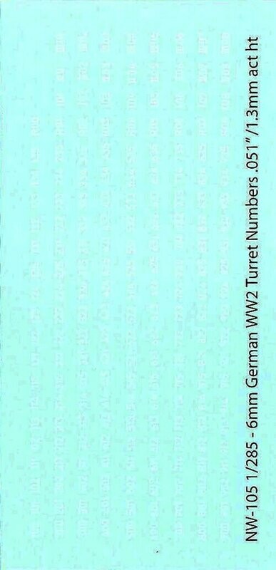 TDC69 AFV numbers in WHITE