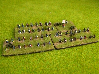 MCR06 Frankish Knights In Action Dismounted 12th Century approx 50 figures