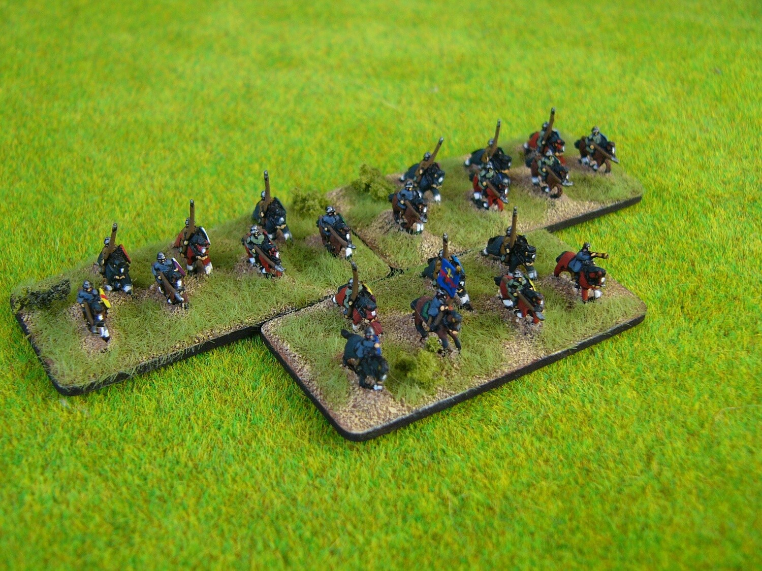 MCR14 Sergents Kettle Helmets Mounted, 13th  Century approx 21 figures