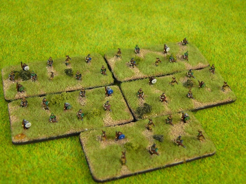MCR11 Welsh Infantry, Spears & Javelins approx 50 figures
