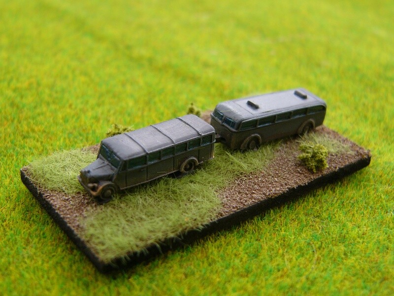 G134 Opel Blitz Bus and Trailer