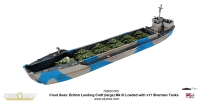 CS04 Cruel Seas: British Landing Craft (Large) Mk III Loaded