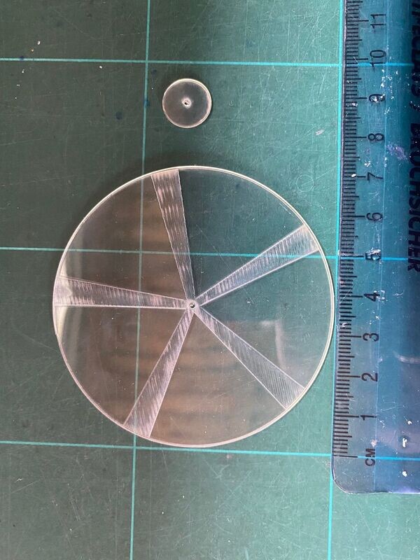 Mil Mi 8 MITV 5  Plastic rotor set (main & tail rotor)