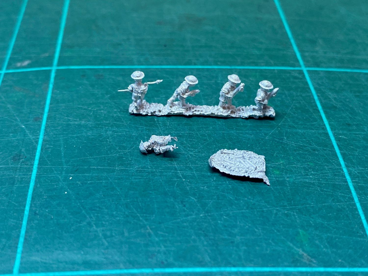 AD BS 3H 8th Army 25pdr / heavier guns crews