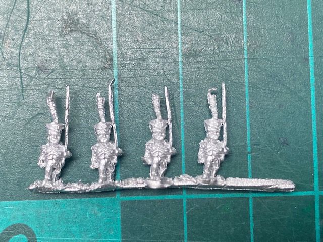 AD FN 02C Elite company in plumed shako, marching