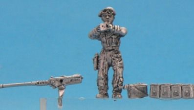 BC 05 British Carrier crews Browning gunner .50 cal + ammo boxes