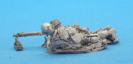 FJS 01 Fallschirmjäger MG 42 Team deployed and carried (4 figures)