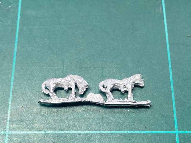 AD FN 15B Standing horses for Horse artillery, command