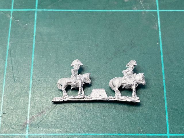 AD XFN 05C Guard mounted officers in habit with cocked hat
