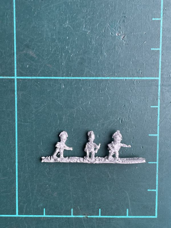 AD BN 17C RHA Dismounted Officer, trumpeter and horse holder