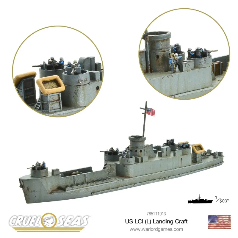 CS03 Cruel Seas: US LCI (L) Landing Craft