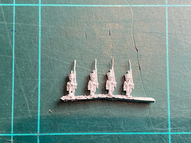 AD AN 06C Hungarian Musketeer in shako marching