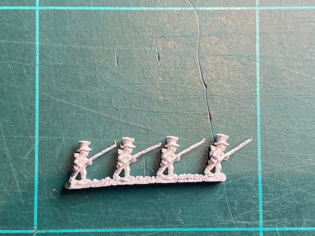 AD AN 10B Landwher in "top hat" advancing