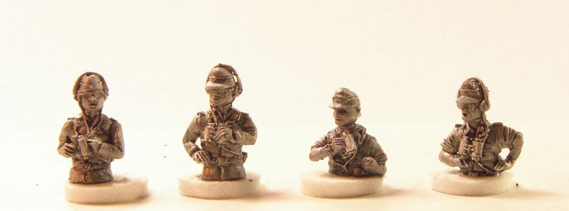 GAK 04 Half body figures with goggles mixed dress