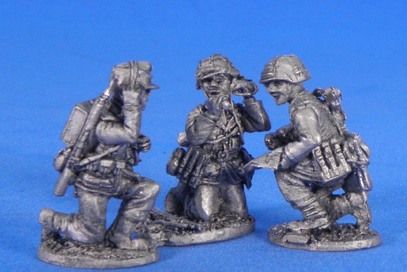WPS 11 Waffen SS in pea dot HQ set (3 figures)