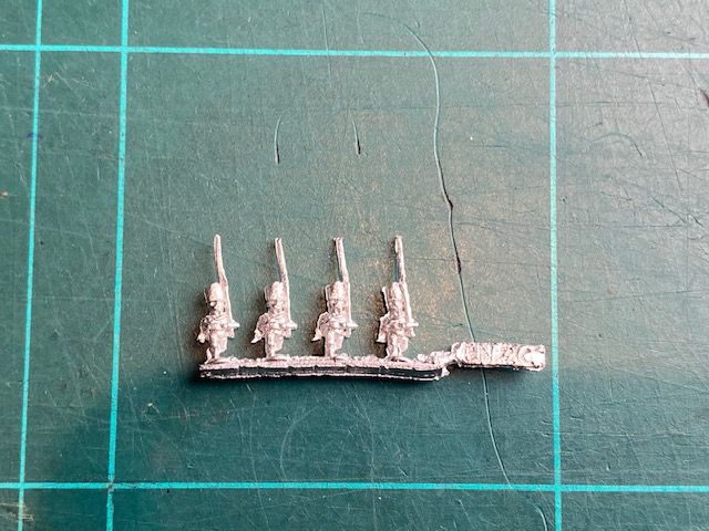 AD PN 02C Musketeer in shako, marching