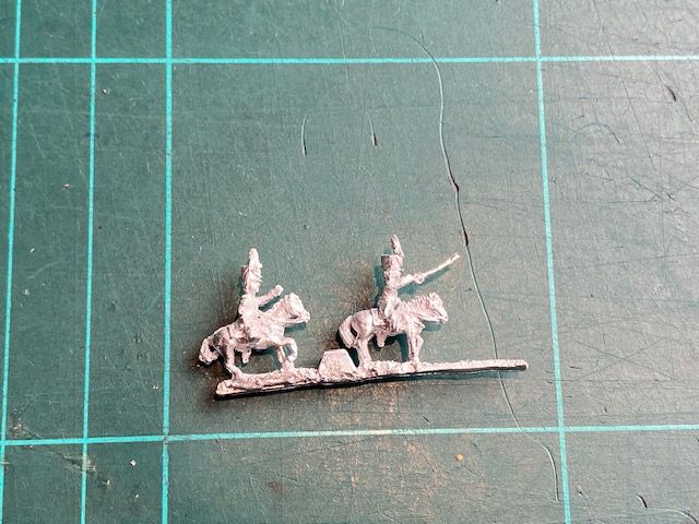 AD PN 21A Mounted infantry Officers, shakos