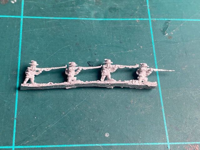 AD AWA 04A American Regular, rifle tunic, round hat, firing