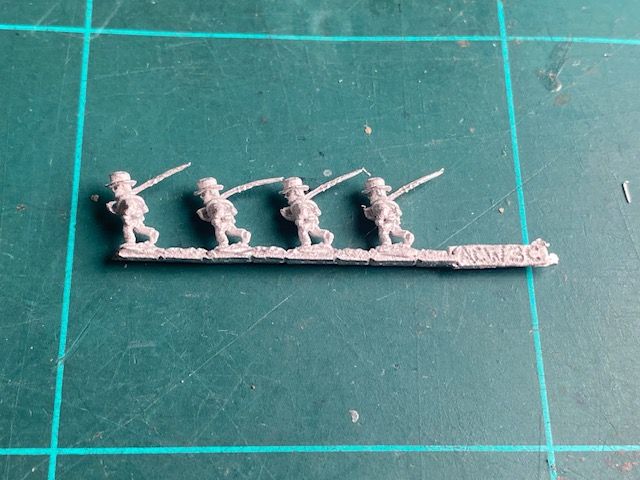 AD ACW 03C Infantry in Hat with blanket roll, marching