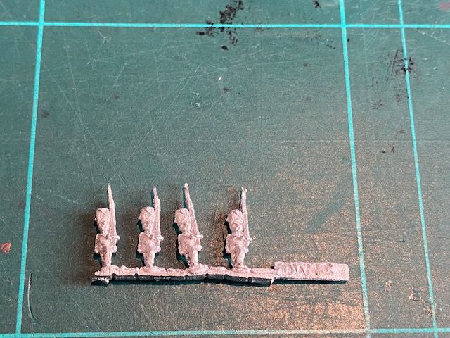 AD DWN 01C Grenadier in bearskin, marching