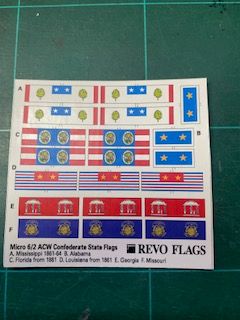 6Rev06_2 American Civil war Confederate Flags